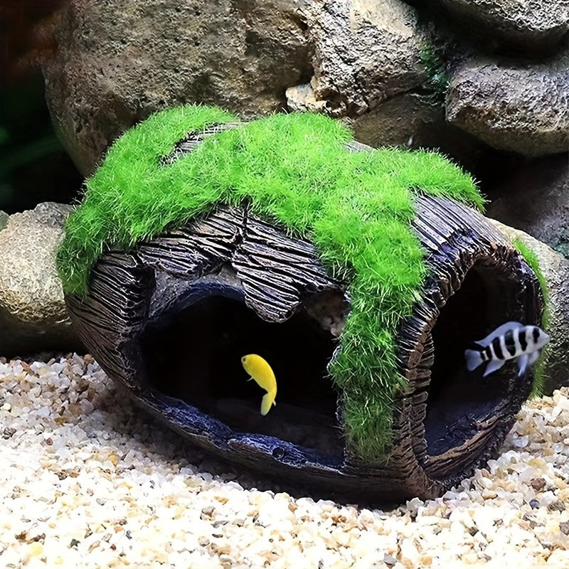 Aquarium Escape Cave – Fish Tank Decoration & Shrimp Hideaway