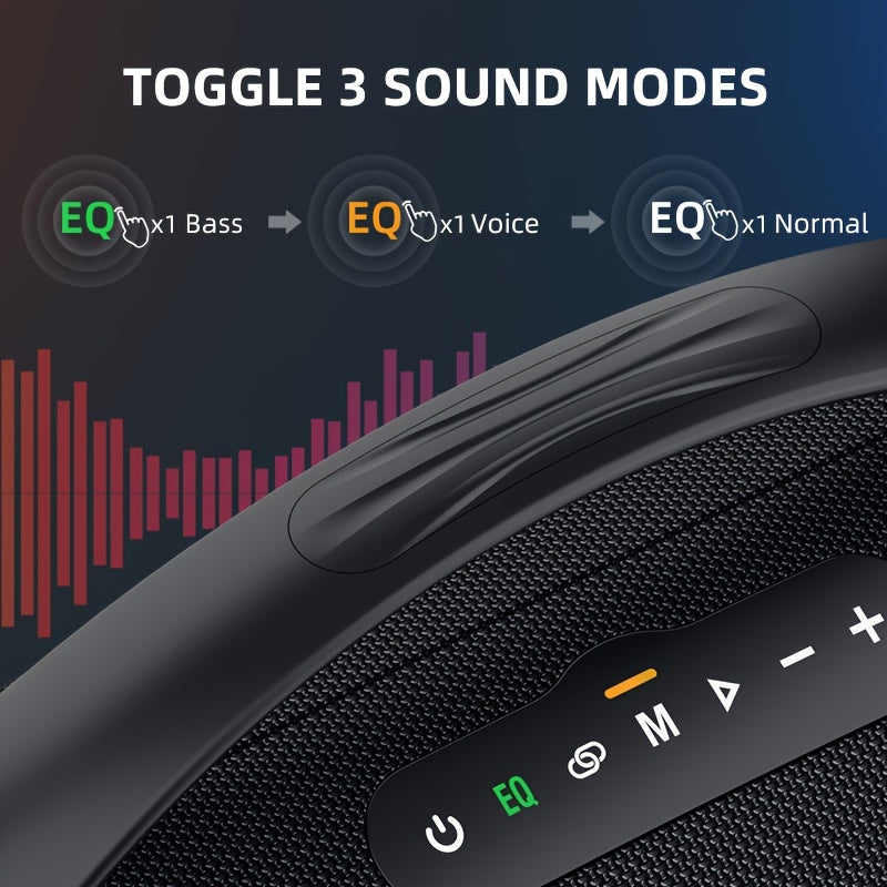 Erleben Sie kraftvollen Sound unterwegs mit dem tragbaren mobilen Power-Lautsprecher Zealot S97 80 W für den Außenbereich | Gadgets|