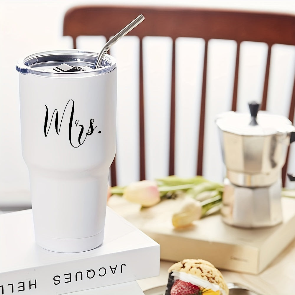 Celebrate Love on the Go with Our Mr. and Mrs. Car Cups Set | Drinkware | - Shoppix