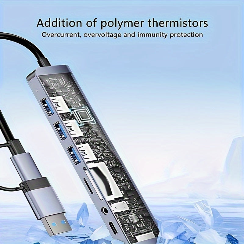 Vereinfachen Sie Ihre Konnektivität mit dem 8-in-1-USB-C-Hub | Ladezubehör|