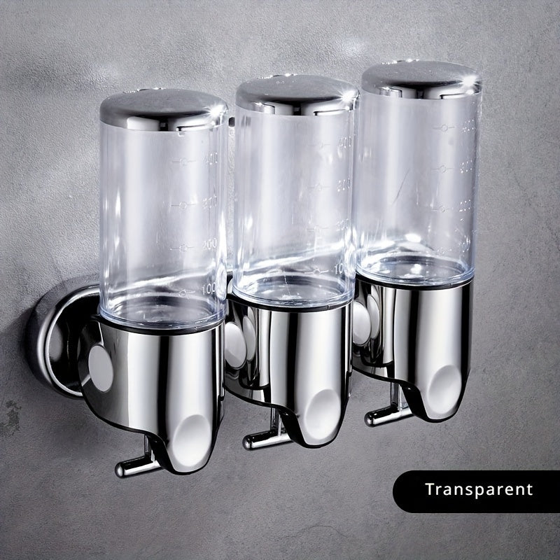 Stylish Wall-Mounted Soap Dispenser Set | Bathroom Accessories |