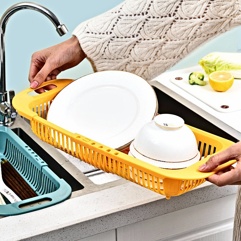 Versatile Extendable Sink Drain Basket: Your Ultimate Kitchen Companion | Storage Organization | - Shoppix