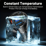 High-Speed 120W 4-in-1 Car Charger with Digital Display | Car Accessories | - Shoppix