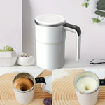 Effortless Mixing: Rechargeable Self-Stirring Coffee Mug | Drinkware | - Shoppix