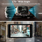 Dual Front & Rearview Camera Dash Cam with 10.16 CM Touchscreen Display | Dash Cams | - Shoppix