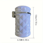 Elegant Rhinestone Car Ashtray with LED Light: A Stylish and Functional Auto Accessory | Car Accessories | - Shoppix