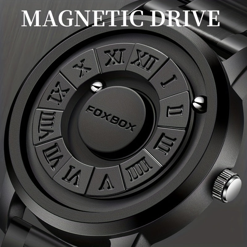 Elevate Your Style with the Fashion Men's Rotating Magnetic Bead Watch | Men Watches| - Shoppix