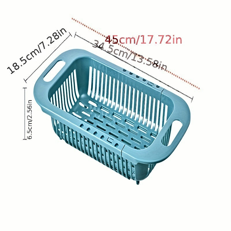 Versatile Extendable Sink Drain Basket: Your Ultimate Kitchen Companion | Storage Organization | - Shoppix