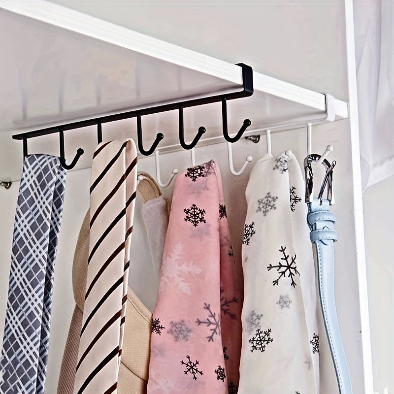 Streamlined Kitchen Organizer: Hanging Cup and Clothes Storage Rack | Storage Organization | - Shoppix