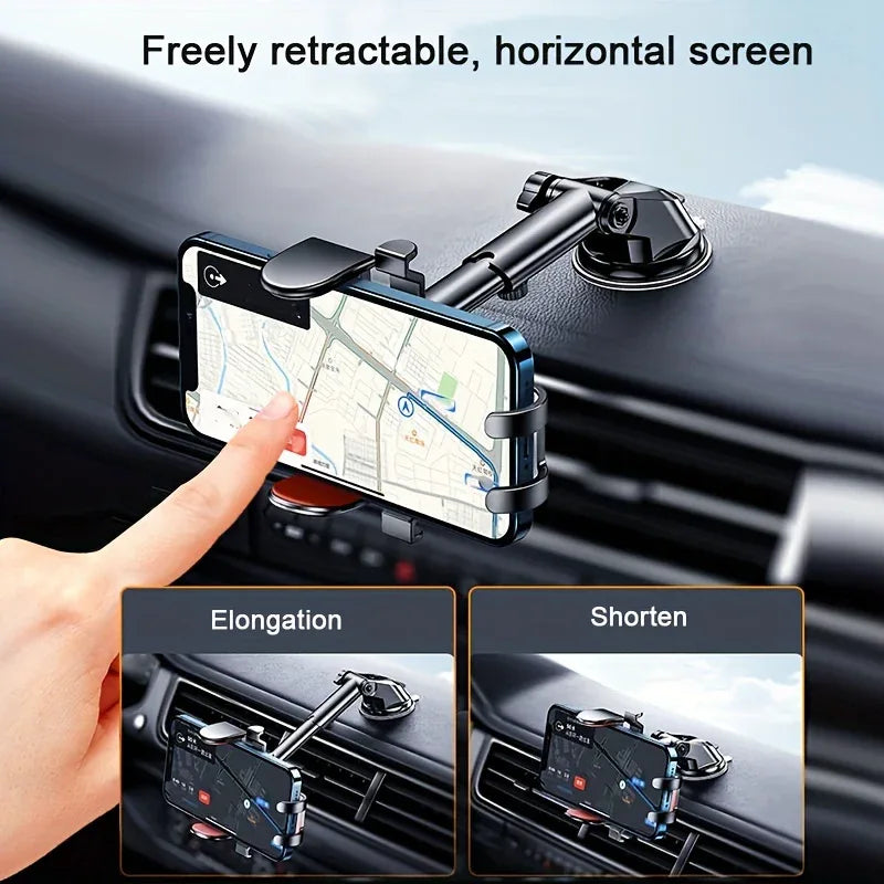 Secure and Convenient Suction Cup Car Phone Holder | Mobile Holders | - Shoppix