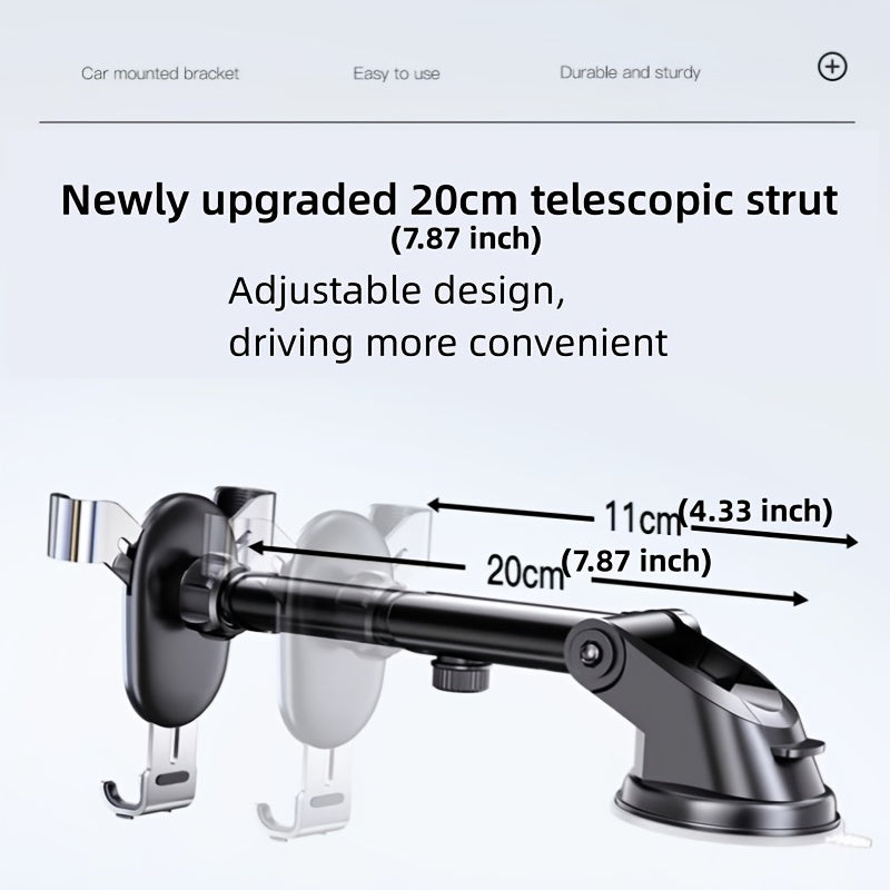 Secure Your Phone on Any Drive with the New Center Control Dashboard Car Bracket | Mobile Holders | - Shoppix