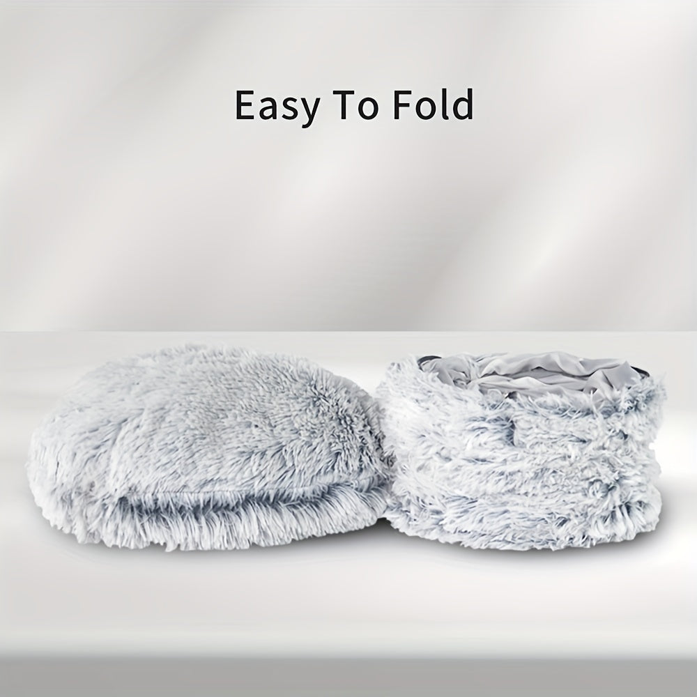 Plush Foldable Cat & Dog Tunnel Bed - Cozy Indoor Playground | Pets Accessories|