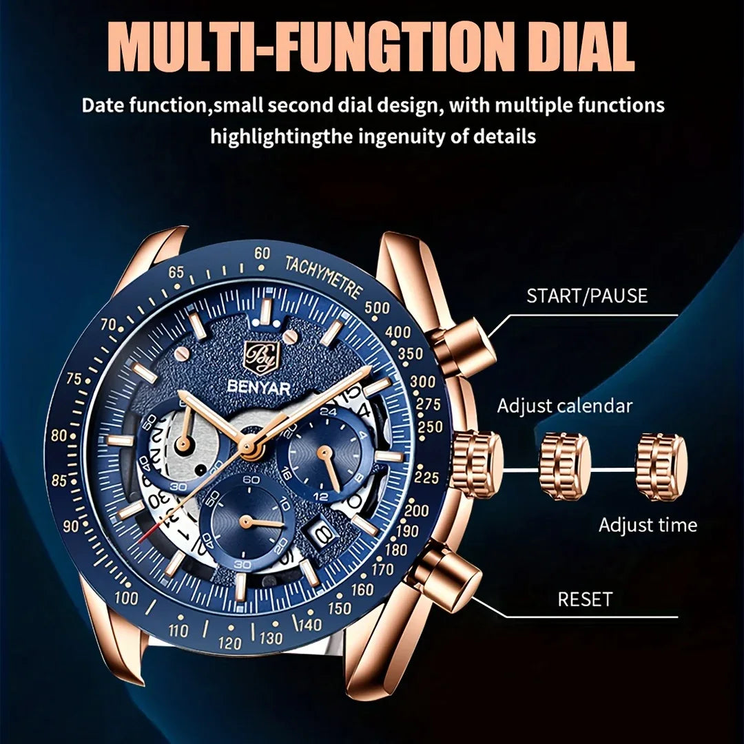 BY BENYAR Chronograph Men's Watch | Men's Watches | - Shoppix