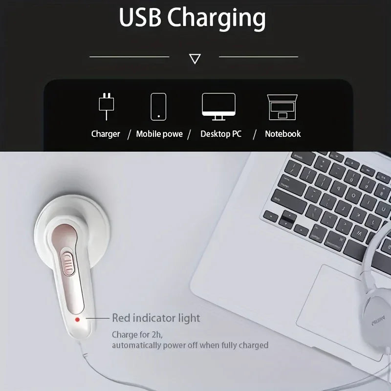 Gardez vos tissus frais avec le dissolvant de peluches portable rechargeable | Électronique|