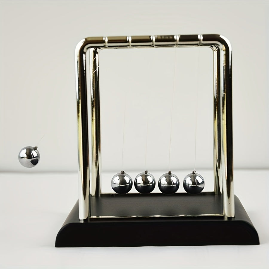Experience Elegance in Motion: Newton's Cradle Chaos Pendulum | Decoration Items | - Shoppix