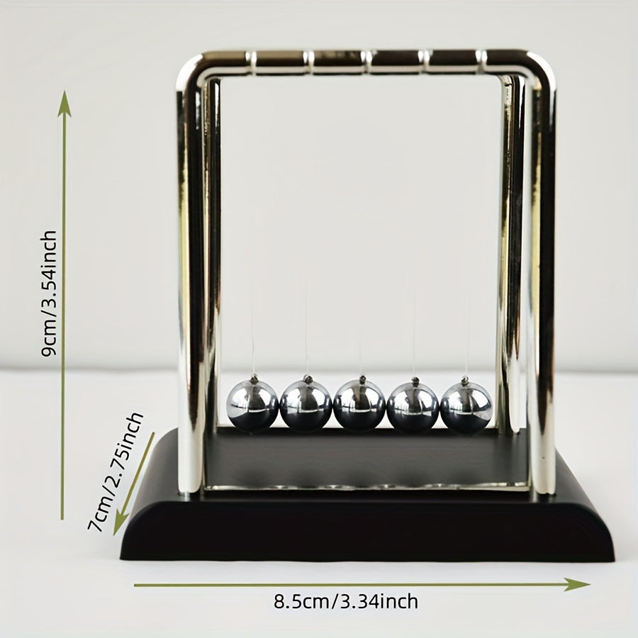 Experience Elegance in Motion: Newton's Cradle Chaos Pendulum | Decoration Items | - Shoppix