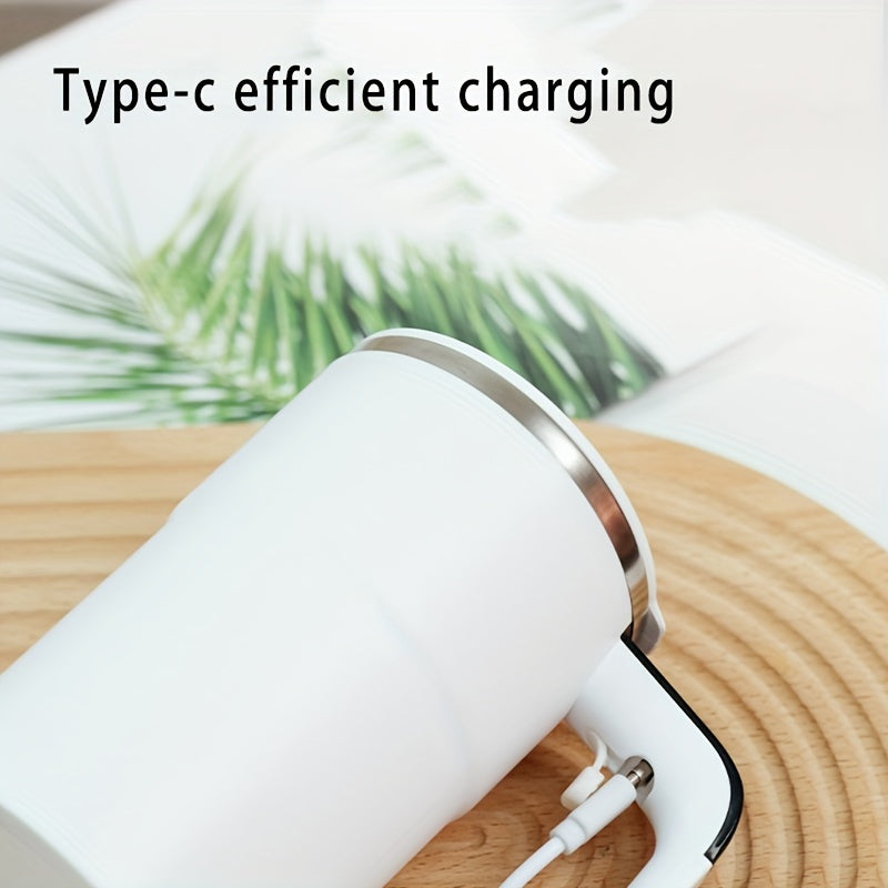 Effortless Mixing: Rechargeable Self-Stirring Coffee Mug | Drinkware | - Shoppix