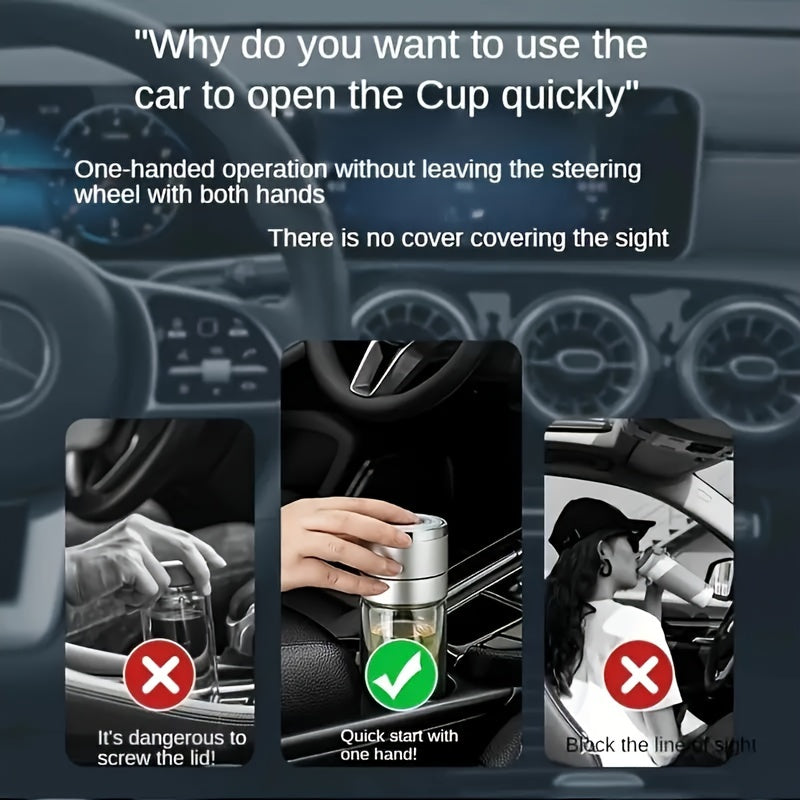 Stay Refreshed Anywhere: 17oz Double Wall Glass Water Bottle with Tea Strainer | Drinkware | - Shoppix