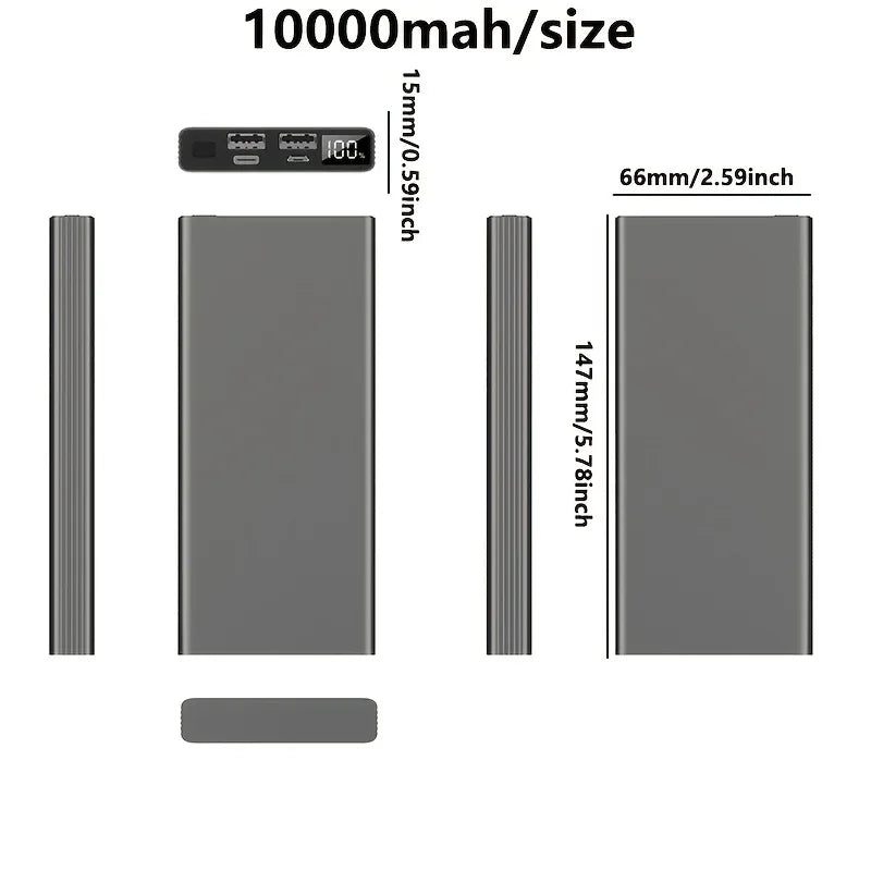 10/20K Fast Charge Power Bank with LED Display & Multi-Port |Power Banks|