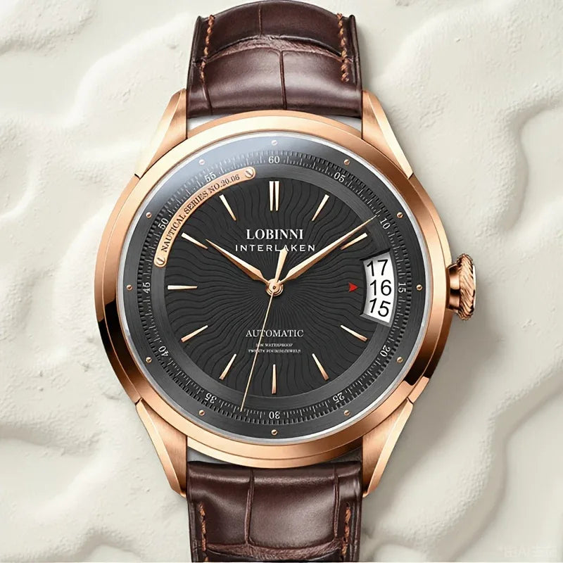 LOBINNI Men’s Automatic Sapphire Watch