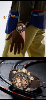 NAVIFORCE for Men Silicone Strap Luxury Fashion Quartz Watches Wrist watch Sports Chronograph 5TM Waterproof Male Watches GIfts