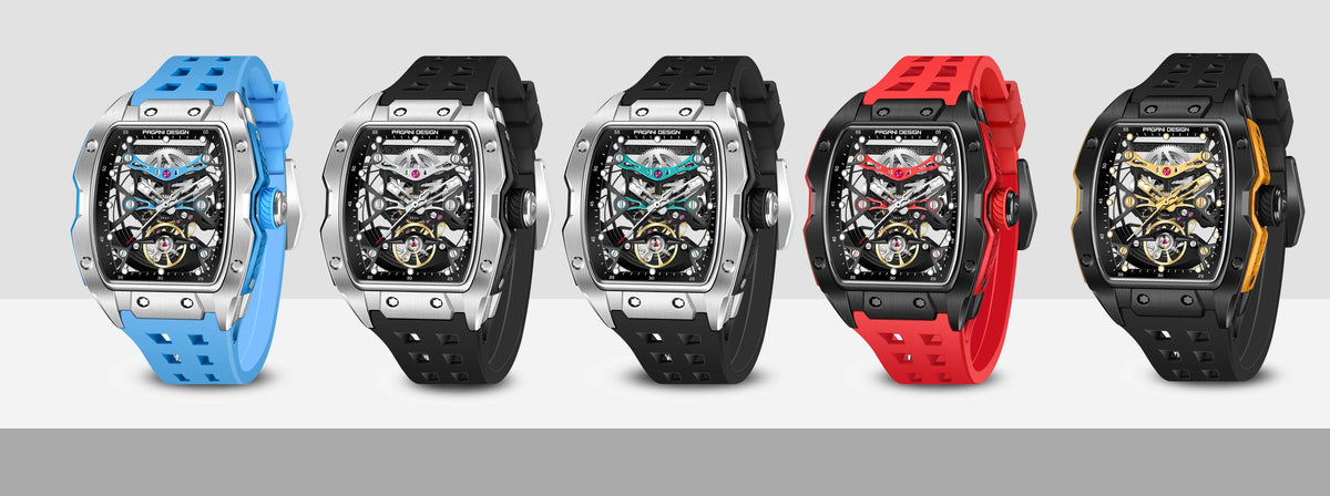 PAGANI DESIGN New 42MM Skeleton Dial Men's Mechanical Watch Luxury Brand Sapphire Glass Automatic Watch 50M Waterproof Watch Men