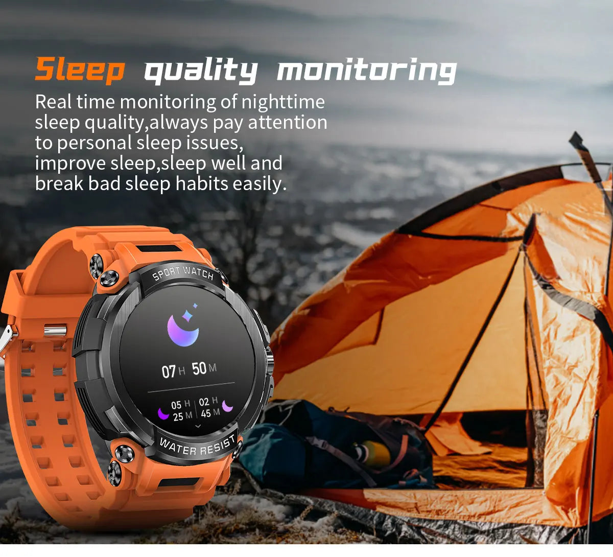 2025 New Men Smartwatch 1.5" HD Screen Military Watch Call IP68 Waterproof 100 Sport Modes Smart Watch with 600mAh Large Battery