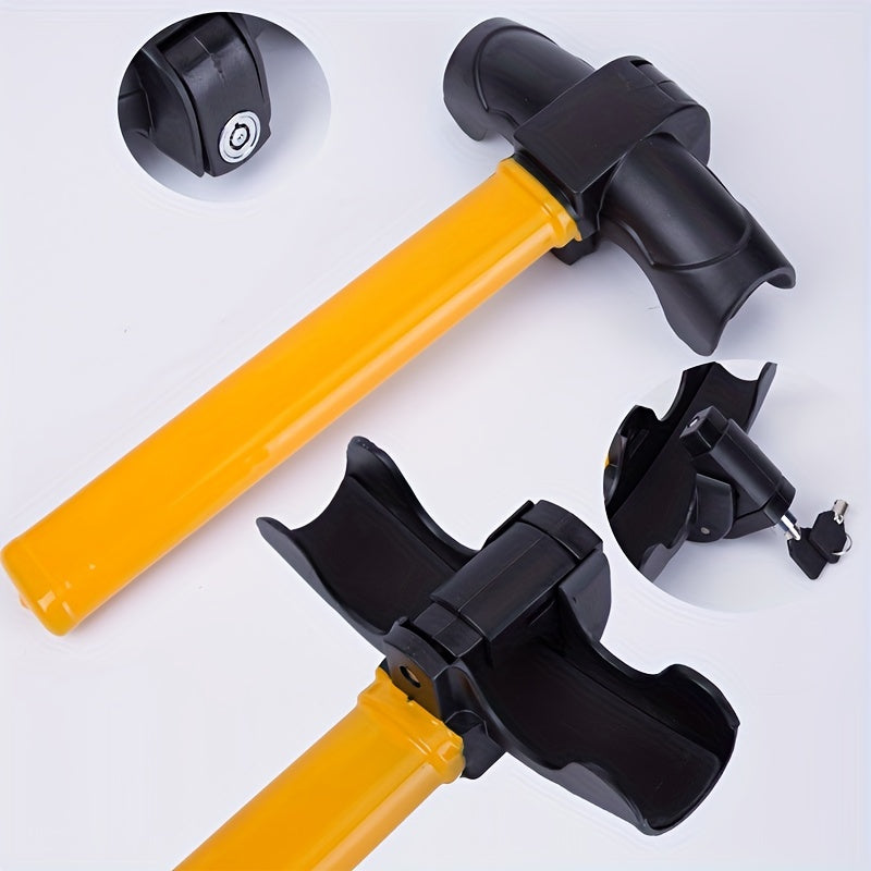 Secure Your Vehicle with the Universal Anti-Theft Car Steering Wheel Lock | Car Accessories| - Shoppix