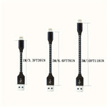 Schnellladekabel für das iPhone mit geflochtenem Nylonband – Bleiben Sie immer und überall verbunden | Ladekabel|