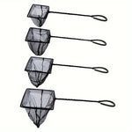 Fischnetz-Set: 7,62 cm, 10,16 cm, 12,7 cm, 15,24 cm quadratische Fischnetze für Aquarien – PE-Material