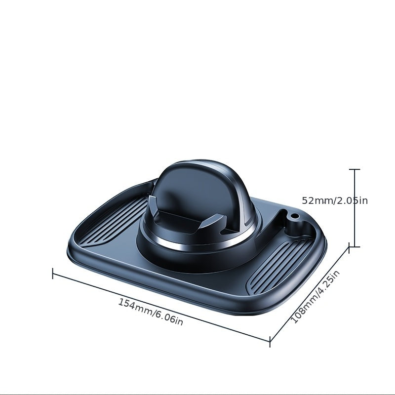 Universal 360-Degree Rotating Car Phone Mount: Multifunctional and Anti-Slip Grip | Mobile Holders |