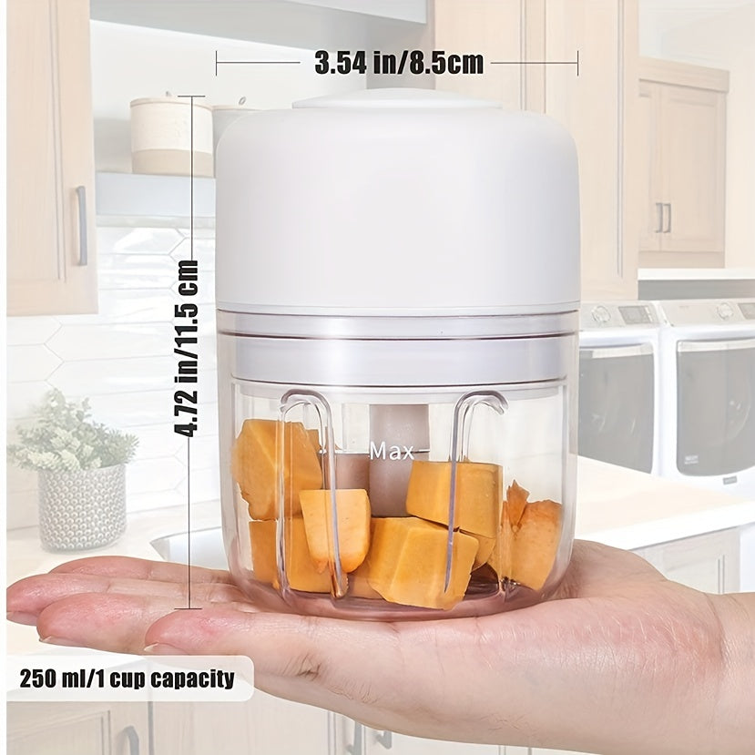 Effortless Meal Prep: Electric Mini Food Chopper | Kitchen Utensils | - Shoppix