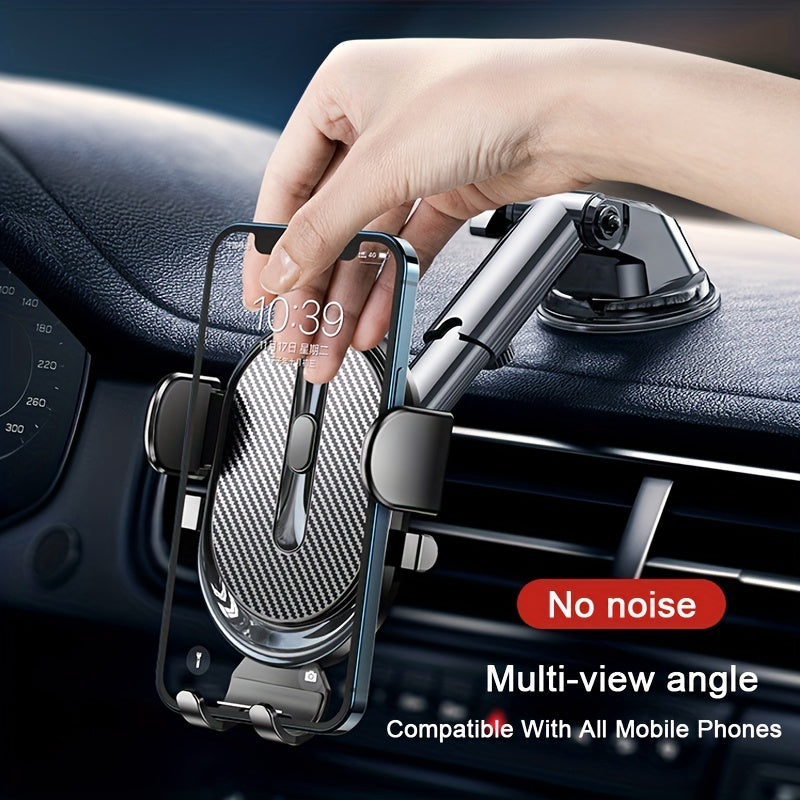 Secure and Convenient Suction Cup Car Phone Holder | Mobile Holders | - Shoppix