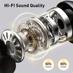 True Wireless Earbuds with Mic: Enjoy Ultimate Freedom and Crystal-Clear Sound | Mobile Accessories | - Shoppix