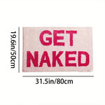 "Get Naked" Bath Mat | Rugs & Mats | - Shoppix