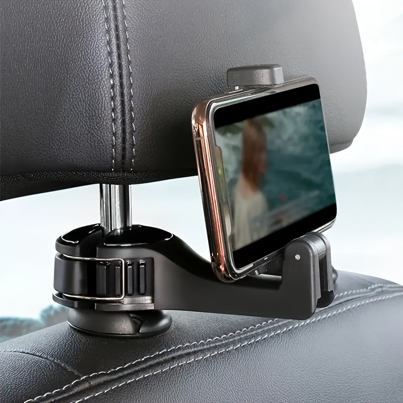 Car Seat Hidden Hook with Rear Cell Phone Holder | Car Accessories | - Shoppix