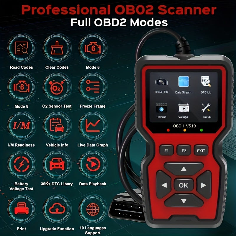 Stay Informed on Your Car's Health with Our OBD2 Scanner Live Data Diagnostic Tool | Car Accessories | - Shoppix