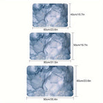 Modern Marble Printed Bathroom Floor Mat | Rugs & Mats | - Shoppix