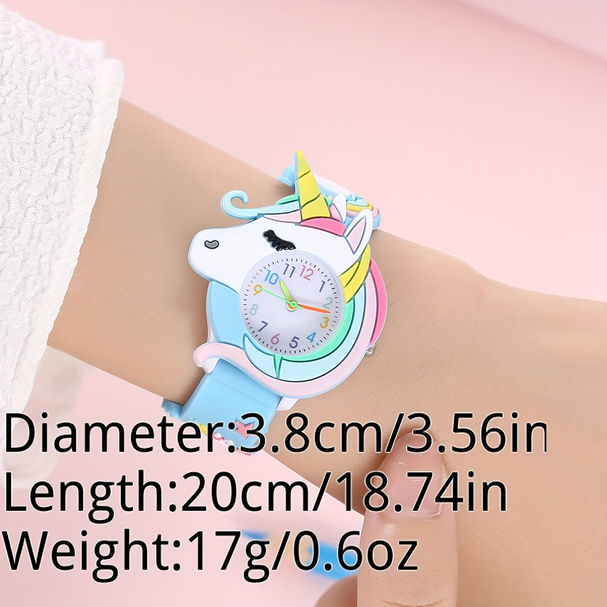 Sparkle and Shine with Our Cute Children's Unicorn Silicone Cartoon Watch | Kids Watches| - Shoppix