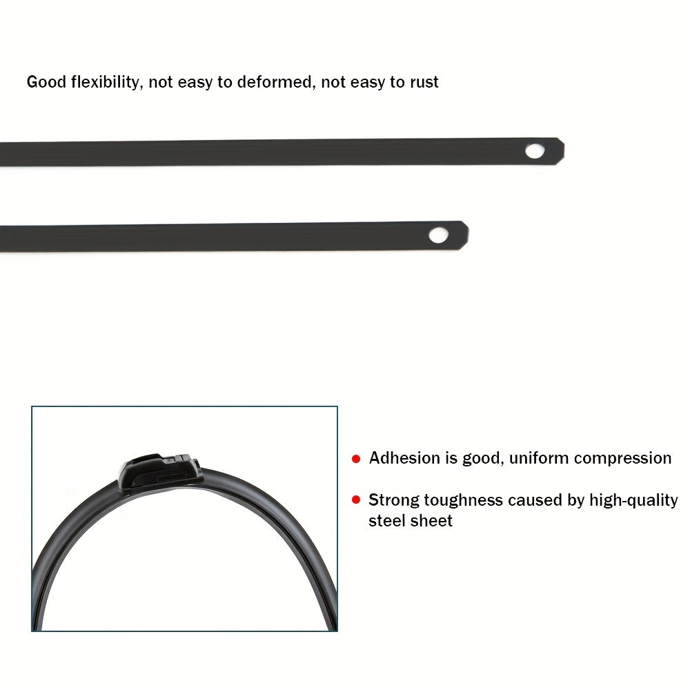 Universal Hybrid Wiper Blades for Crystal Clear Visibility | Car Accessories| - Shoppix