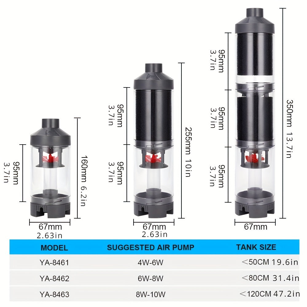 Silent Transparent Fish Tank Cleaner – Automatic Aquarium Waste Collector & Filter