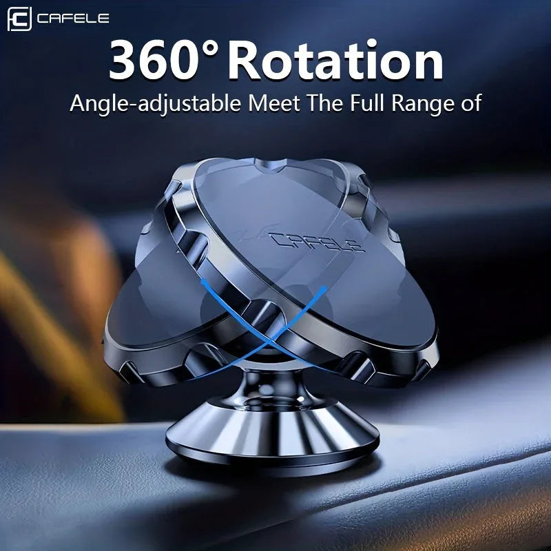 Cafele Universal Magnetic Car Phone Holder: Secure Your Device on Any Drive | Car Accessories
