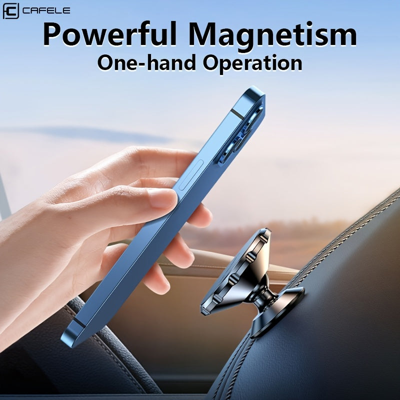 Cafele Universal Magnetic Car Phone Holder: Secure Your Device on Any Drive | Car Accessories