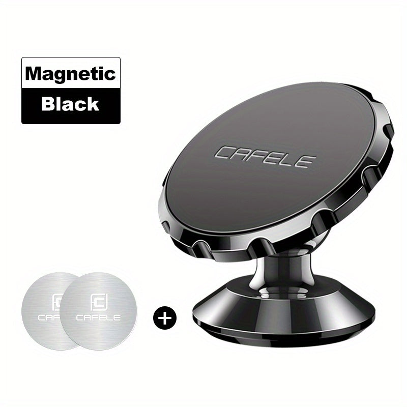 Cafele Universal Magnetic Car Phone Holder: Secure Your Device on Any Drive | Car Accessories | Black