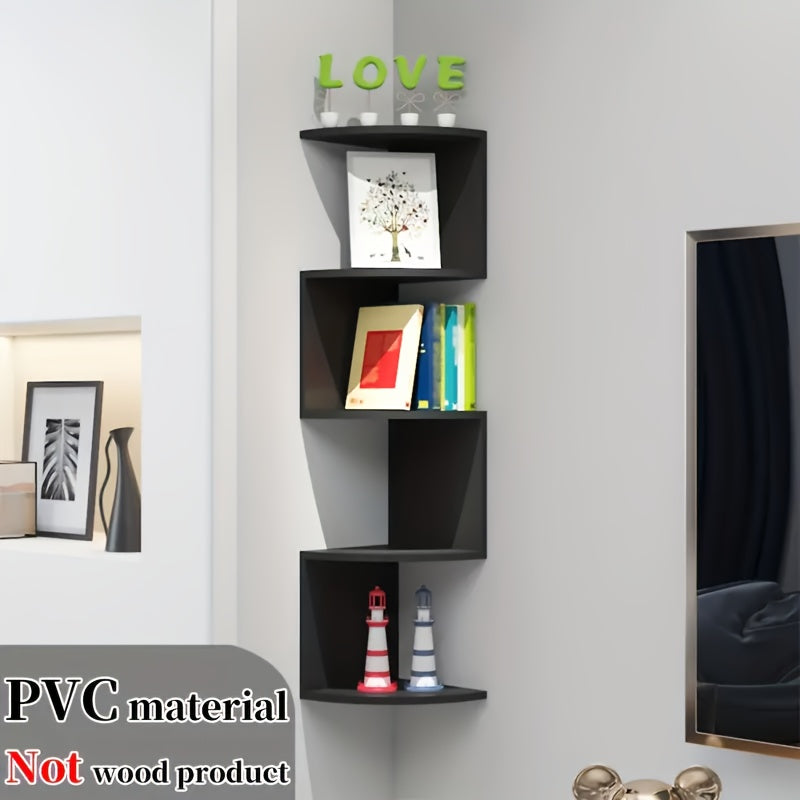 5-Tier Corner Floating Shelf | Decoration Items | - Shoppix