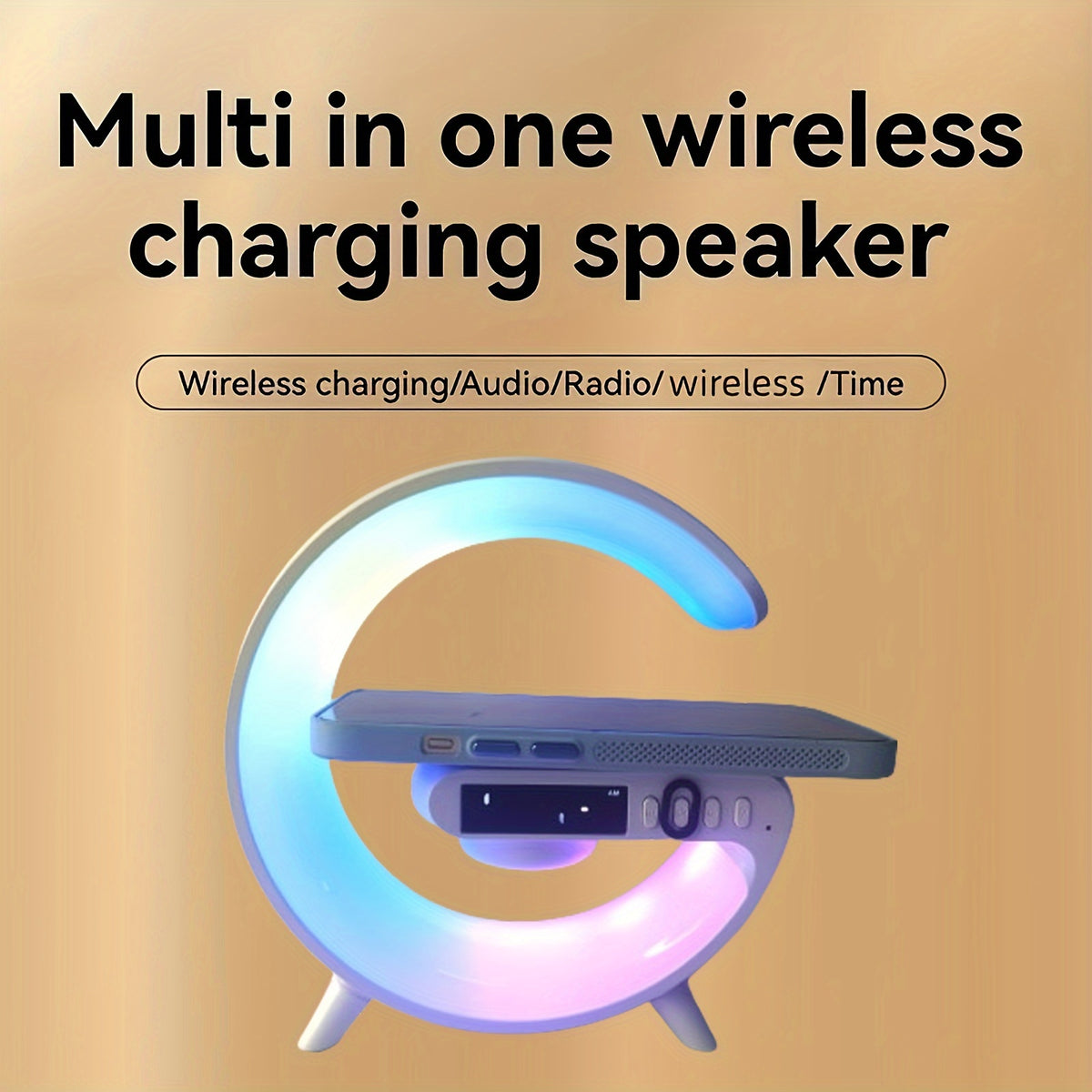 Verschönern Sie Ihren Morgen mit unserem kabellosen Lautsprecher Rhythm RGB Light Bar Smart Light Sunrise Wecker | Elektronische Geräte|