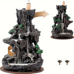 Experience Serenity: Mountain Design Backflow Incense Holder | Decoration Items | - Shoppix