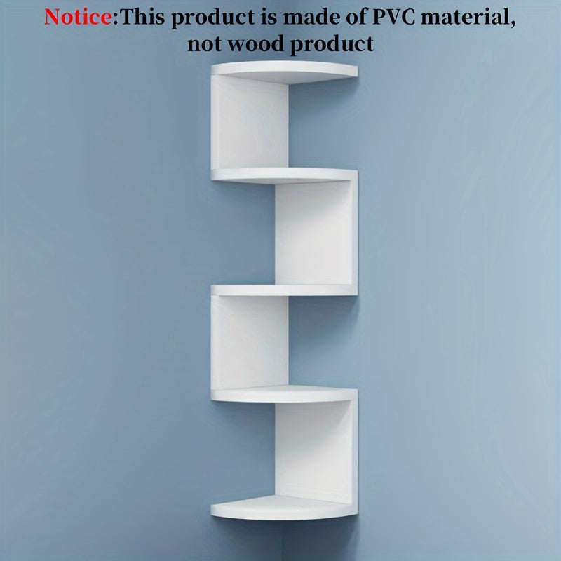 5-Tier Corner Floating Shelf | Decoration Items | - Shoppix