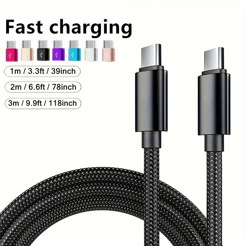 60-W-USB-C-auf-Typ-C-Schnellladekabel – Universelle Kompatibilität | Ladekabel|