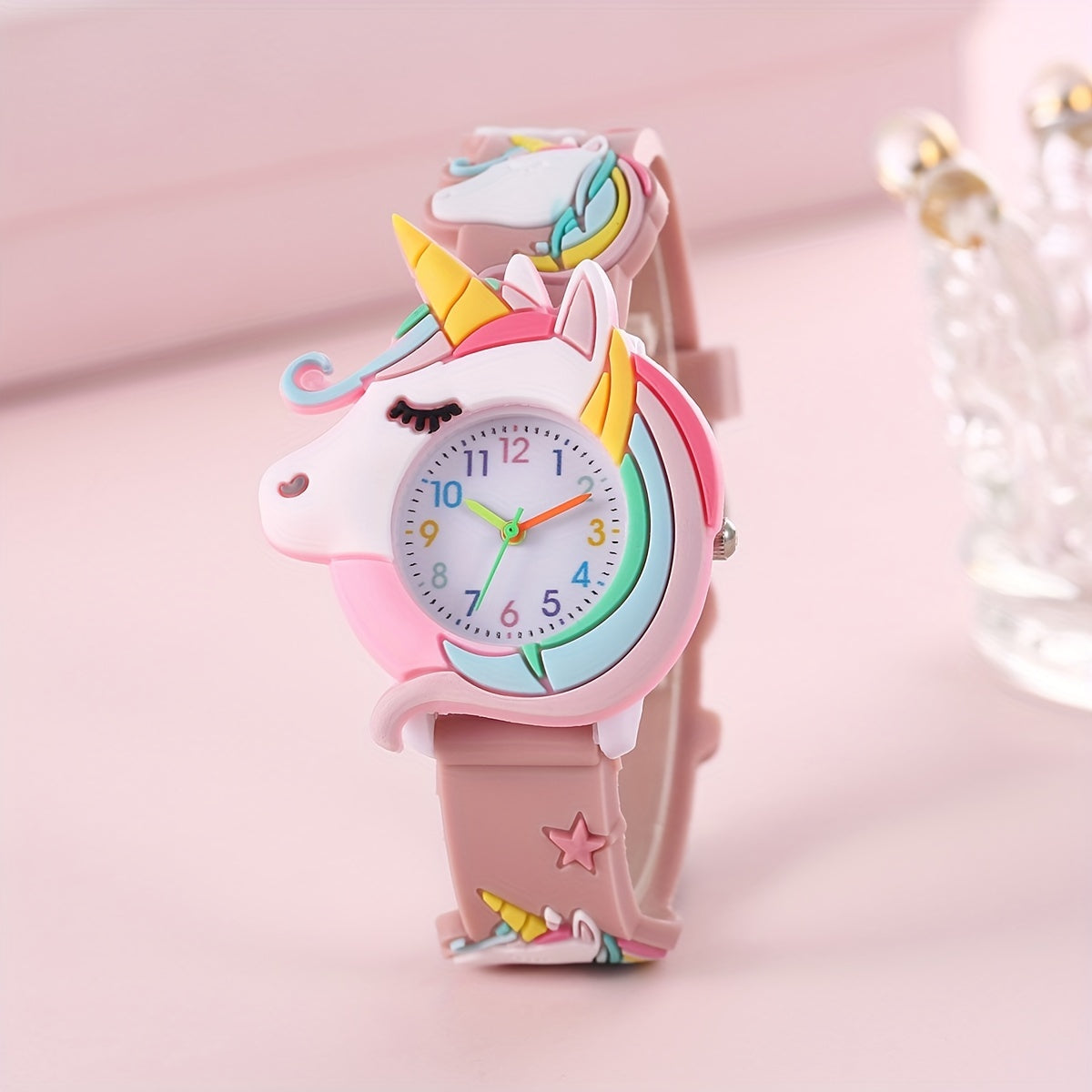 Sparkle and Shine with Our Cute Children's Unicorn Silicone Cartoon Watch | Kids Watches| - Shoppix